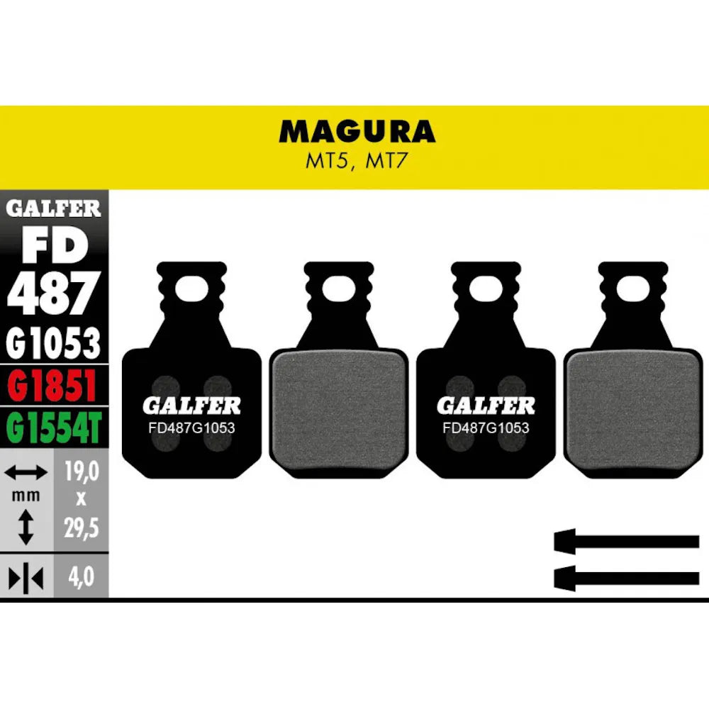 Galfer Pads - Magura MT5/MT7 Pads - Standard Compound