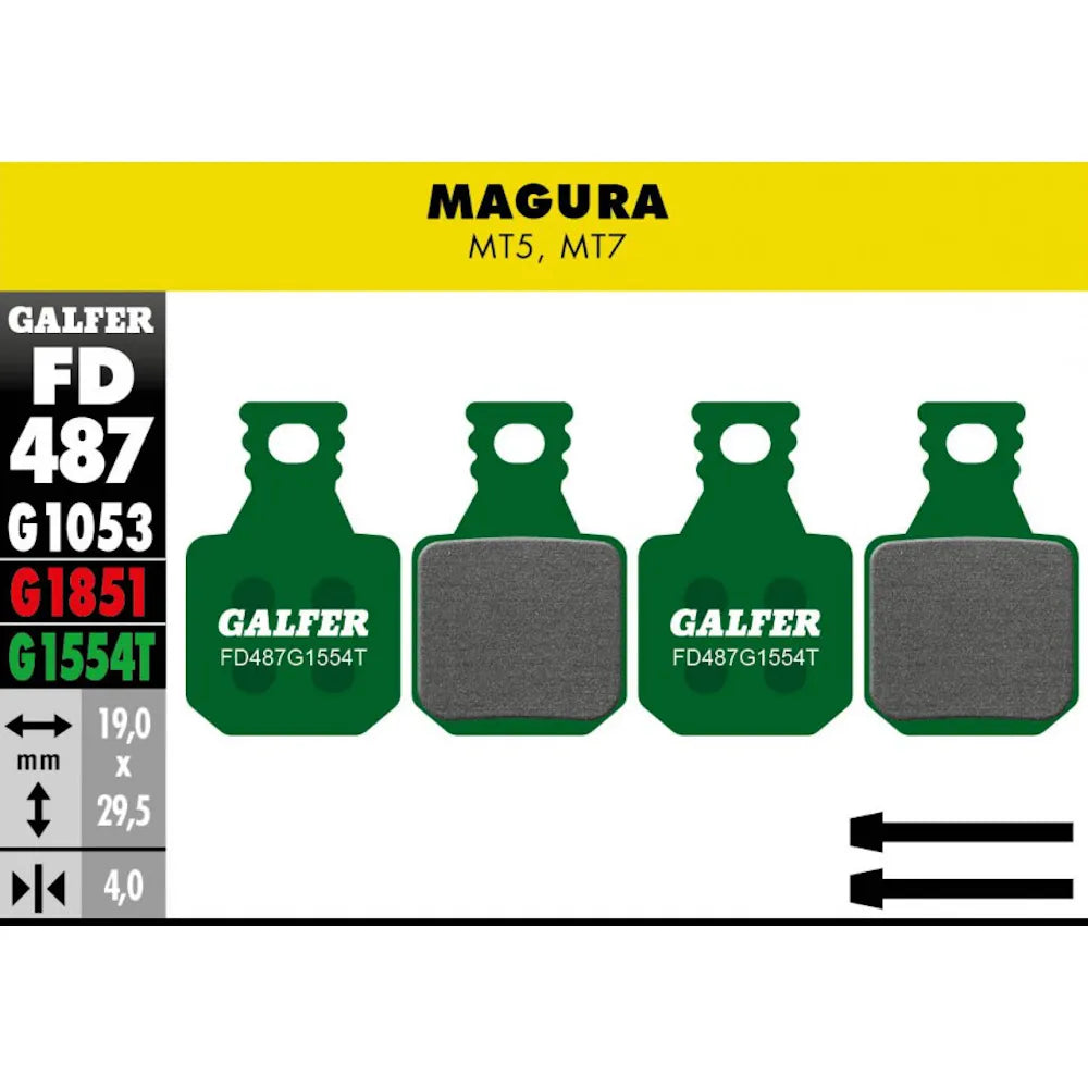 Galfer Pads - Magura MT5/MT7 Pads - Pro Compound