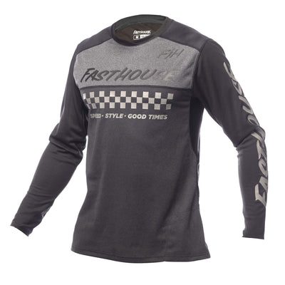 FASTHOUSE ALLOY MESA LONG SLEEVE JERSEY - CHARCOAL/BLACK